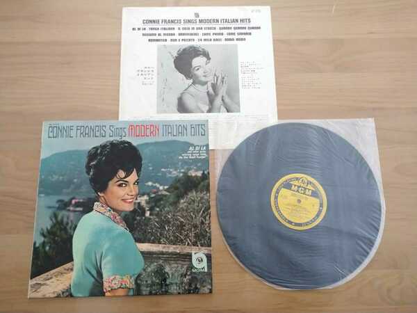 ★コニー・フランシス　Connie Francis★Sings Modern Italian Hits　イタリアン・ヒット★LPレコード★ジャケット破損あり★中古品