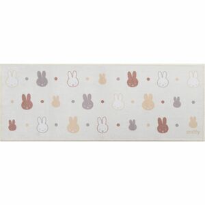 ミッフィー miffy ロングマット サプライズミッフィー 45×120 IV アイボリー