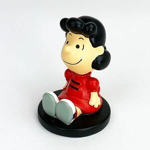 PEANUTS ルーシー クビフリドール インテリア フィギュア 置物 スヌーピー グッズ(MCD)(PWD)