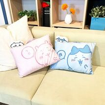 ちいかわ ハチワレ なんかちいさくてかわいいまくら 枕 クッション 寝具 インテリア ブルー_画像8