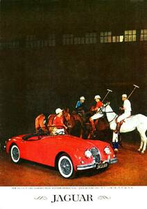 *1959 year. automobile advertisement Jaguar JAGUAR