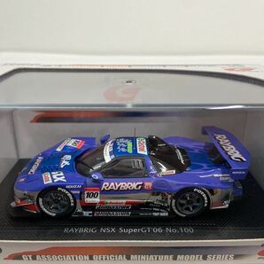 EBBRO 1/43 RAYBRIG NSX SUPER GT500 '06 #100 HONDA エブロ スーパーGT ホンダ レイブリック 2006年 ミニカー モデルカーの画像5