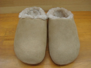 новый товар 22 EMU(emyu) овчина туфли без застежки Monch 28cm Camel** оригинал., уже немного .. глаз. цвет.!