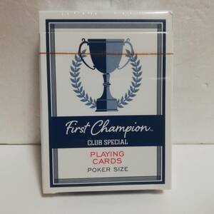 ■First Champion CLUB SPECIAL PLAYING CARDS　POKER SIZE　■プレイングカード ■ポーカーサイズ ■トランプ ■未開封品