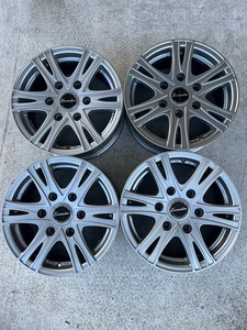 【中古品】ホットスタッフ　エクシーダー　15×6.0J　139.7-6H+33　ハブ径約106ｍｍ(実測)