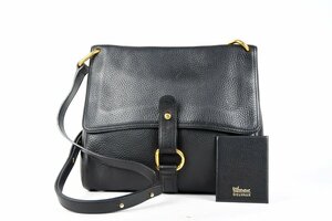 [ beautiful goods ]DELVAUX Dell bo-.. purveyor high class leather shoulder bag black [MY28]