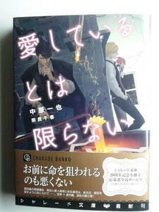 愛しているとは限らない　中原一也　シャレード文庫　Ｂ5クリアファイル付