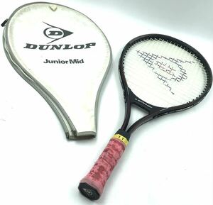 0DUNLOP tennis racket Junior Mid 0 Dunlop hardball tennis Junior for racket soft case attaching 