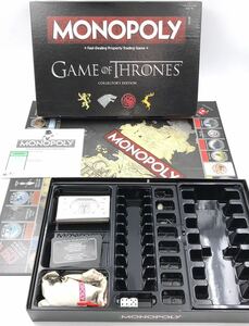 ◯海外版モノポリー　MONOPOLY GAME OF THRONES COLLECTOR'S EDITION◯ モノポリー　ゲームオブスローンズ　コレクターズエディション