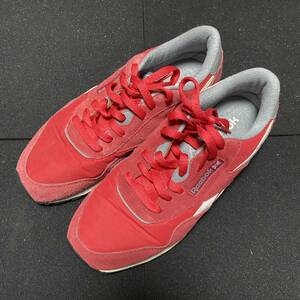 Reebok スニーカー シューズ 赤 M46537 27.0 ナイロン リーボック