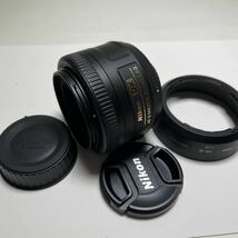 ⑥AF-S DX NIKKOR 35mm f/1.8Gカメラレンズ　　　★送料無料★ニコン　Nikon HB-46フード付き_画像1