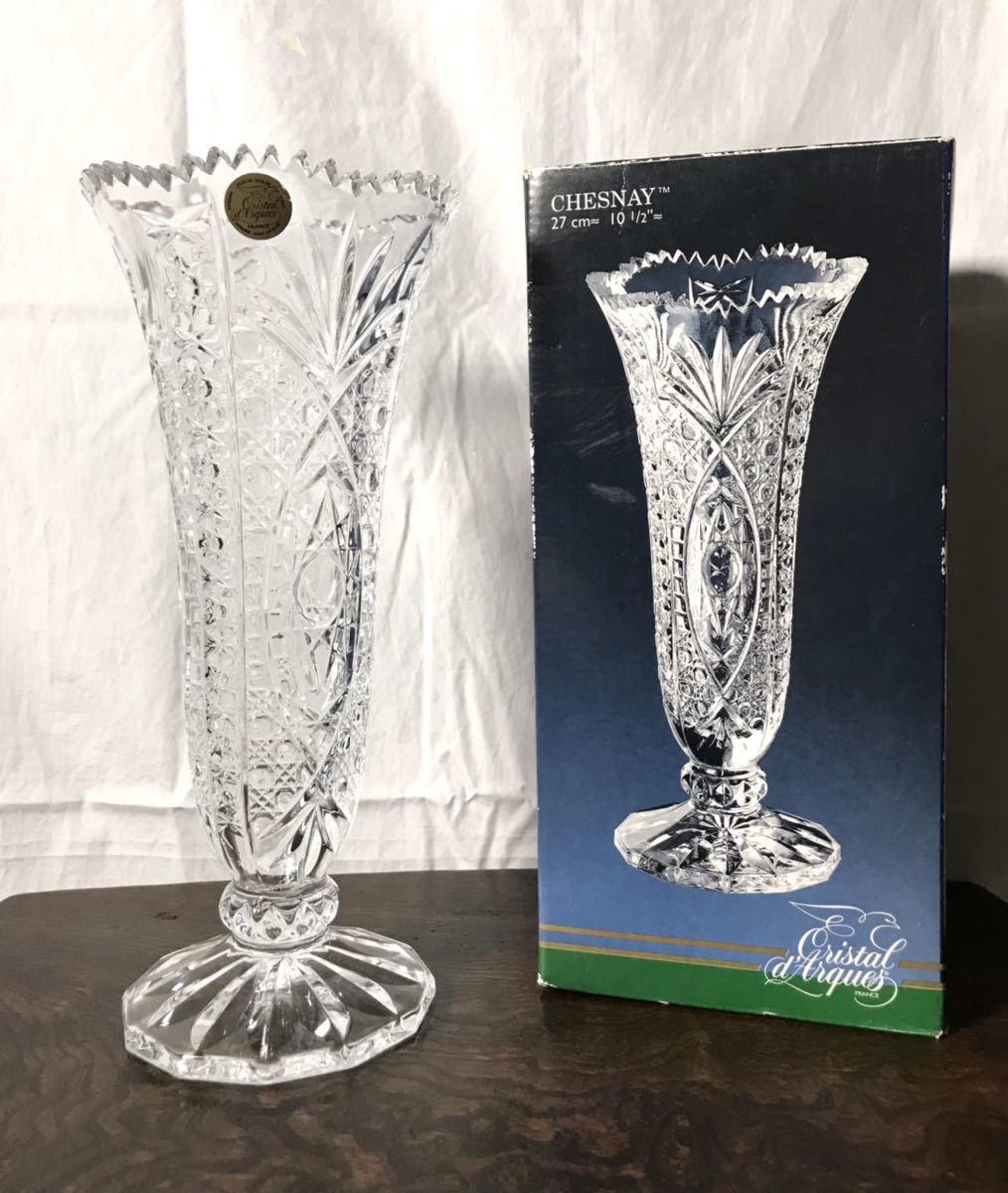 ヤフオク! -フランス ガラス 花瓶(クリスタルガラス)の中古品・新品 