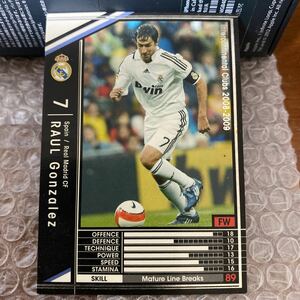 ◆WCCF 2008-2009 ラウール・ゴンザレス RAUL Gonzalez Real Madrid◆