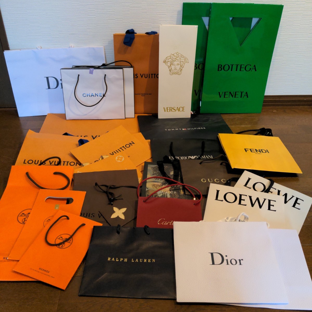 ショッパー ブランド紙袋 ルイヴィトン 紙袋 LOUIS VUITTON 他 5枚 ...