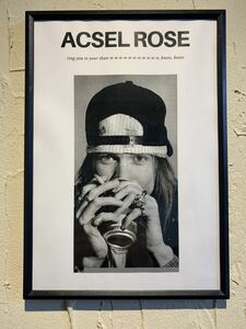 GUNS'N ROSES accelerator rose A4 poster amount attaching ①