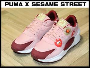 特価即決【未使用】 PUMA X SESAME STREET ★ 50 RS 9.8 Jr スニーカー (23cm) ★ プーマ セサミストリート 370762-02 50周年 エルモ