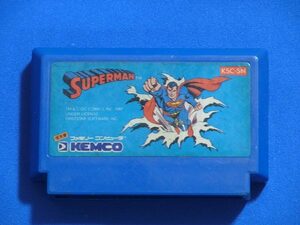 【整備済】送料込 FC スーパーマン 即決 ファミコン SUPERMAN