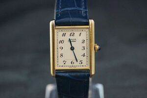 ◆ 稼働品 Cartier /カルティエ 590005 VERMEIL マストタンク ヴェルメイユ クオーツ QZ ゴールド 925 132664