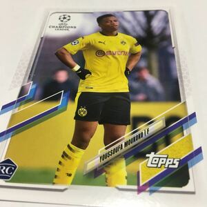 ★ ユスファ・ムココ　RCルーキー　 2020-21 Topps UEFA Champions League Japan Edition ★即決