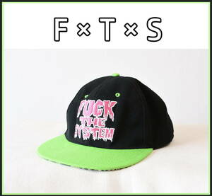 FTS “FUCK THE SYSTEM” クレイジーカラーのキャップ　F×T×S　