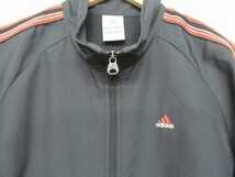 adidas アディダス ウインドブレーカー ジャケット レディース S 黒 b15182_画像4