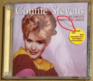 CD★CONNIE STEVENS 「THE COMPLETE WARNER BROS. SINGLES」　コニー・スティーヴンス、2枚組、未開封（ケースにヒビ）