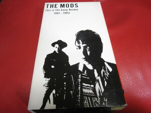 THE MODS / This is the Gang Rocker 1981～1983 ★VHS ビデオテープ★森山達也/ザ・モッズ