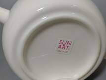 c7362◆未使用◆SUN ART 「TEA FOR TWO」 　ポット＆カップ2個セット◆おまけ皿付き_画像4