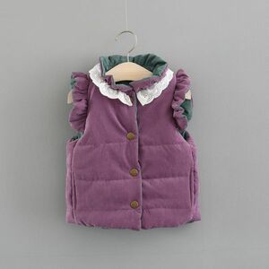 !mineka! baby . manner warm purple reverse side ribbon soft the best reverse side bo Aska LAP sleeve child clothes purple usually put on commuting to kindergarten 70cm 010481/1T