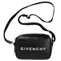 ジバンシー バッグ レディース GIVENCHY ショルダーバッグ クロスボディバッグ ロゴ PVC×レザー ブラック BKU02XK1LF 001_画像1