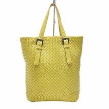 ☆☆ BOTTEGA VENETA ボッテガヴェネタ イントレチャート トートバッグ VN マスタード レザー ミラー付き 目立った傷や汚れなし_画像1