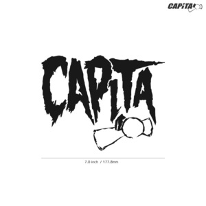 【CAPiTA】キャピタ★11★ダイカットステッカー★切抜きステッカー★7.0インチ★17.7cm