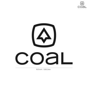 【COAL】コール★04★ダイカットステッカー★切抜きステッカー★8.0インチ★20.3cm