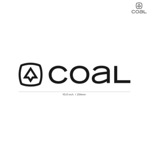 【COAL】コール★01★ダイカットステッカー★切抜きステッカー★10.0インチ★25.4cm