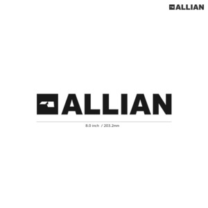 【ALLIAN】アライアン★02★ダイカットステッカー★切抜きステッカー★JPN★8.0インチ★20.3cm