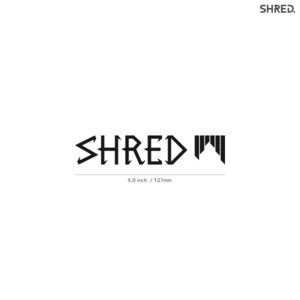 【SHRED】シュレッド★06★ダイカットステッカー★切抜きステッカー★5.0インチ★12.7cm