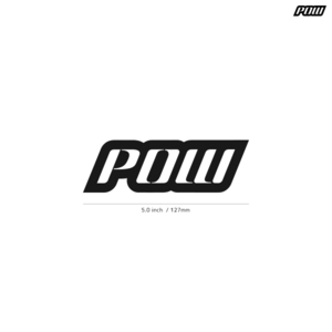 【POW GLOVE】パウグローブ★02★ダイカットステッカー★切抜きステッカー★5.0インチ★12.7cm