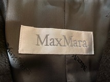 ★Max Mara マックスマーラ カシミア混 ピュアヴァージンウール ロングコート ラグラン 白タグ サイズ４０ 美品★_画像8