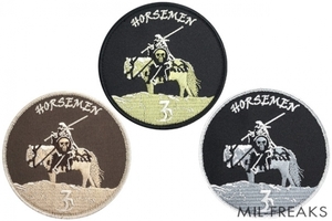 Minotaurtac Navy SEALs ST3 Team 3 Horsemen パッチ[カーキ]