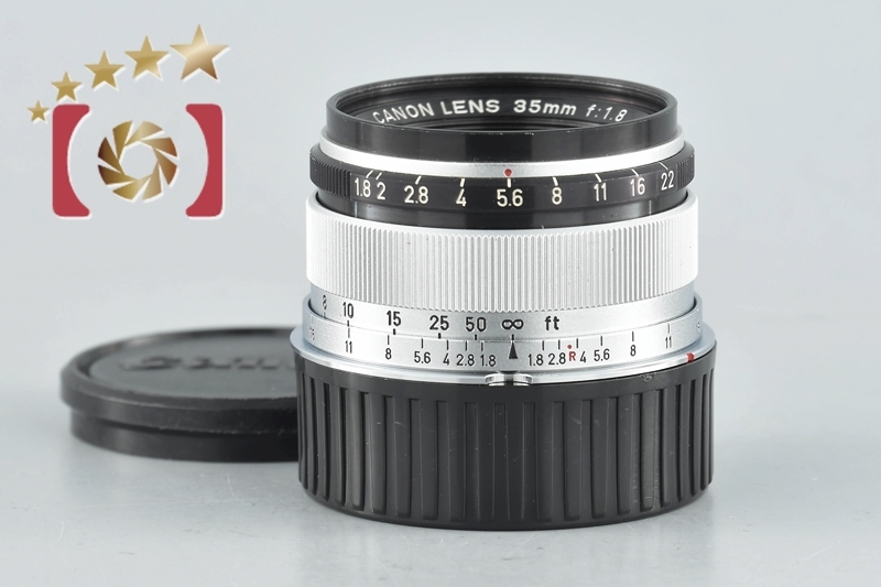 女性が喜ぶ♪ LENS CANON ☆銘板/希少玉☆ 35mm L39マウント F1.8