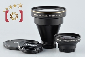 【中古】Nikon ニコン Wide Converter WC-E67 0.67x + Tele Converter TC-E3ED 3x