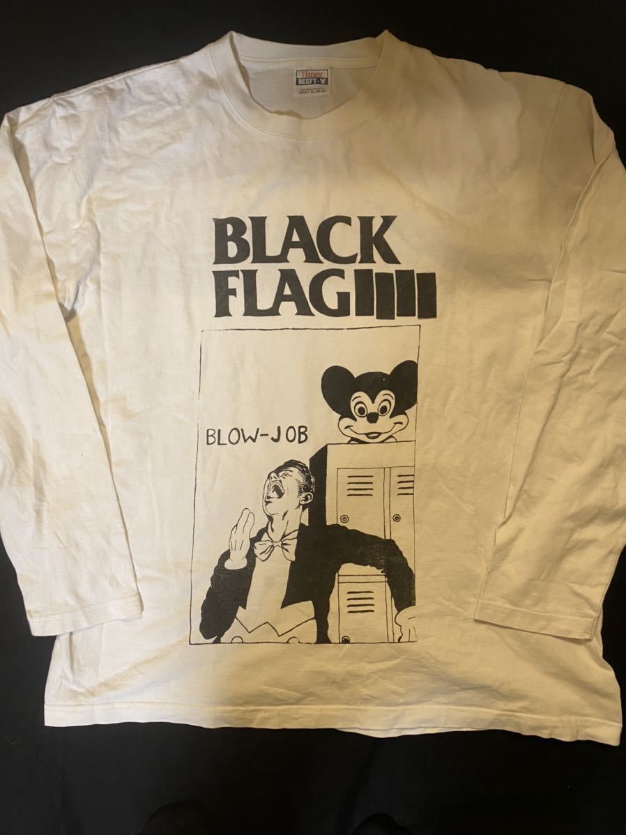 当時モノ】USA製 80sヴィンテージ BLACK FLAG スウェット ジャージーズ 
