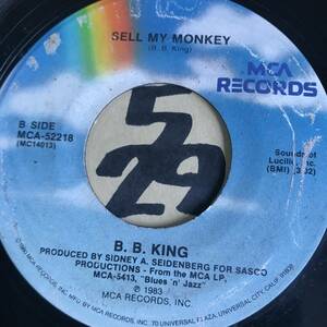 試聴 B. B. KING SELL MY MONKEY VG++ 