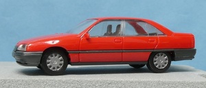 宅急便コンパクト発送 1/87 Herpa 2057 Opel Omega 赤 中古・現状・1輌