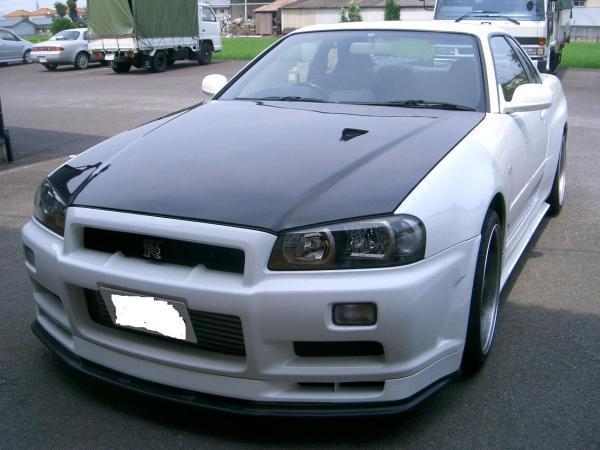 ★日産 R34GT-R ★T1 綾織り カーボン ボンネット 【新品】