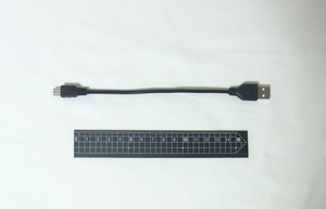 短いMini USBケーブル17cm（USB2.0、新品） 