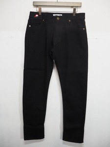 新品 正規 22AW EXAMPLE エグザンプル SKINNY PANTS BLACK スキニー デニム パンツ ブラック 黒L 本物 1020M▲