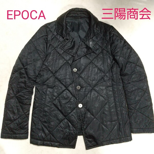 三陽商会 EPOCA UOMO エポカ テーラード デザイン ダウン コート キルティング ジャケット
