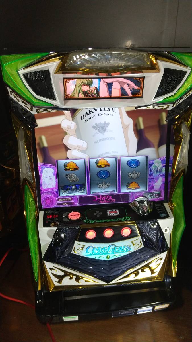 直営店販売 卓上スロット 5号機 コードギアス レア加工台 パチンコ お買い得アイテム 卓上スロット 5号機 コードギアス レア加工台 パチンコ/パチスロ
