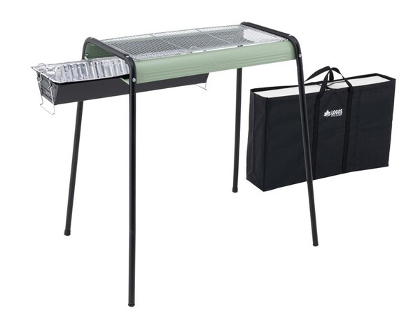 新品未使用 ロゴス BBQグリル (廃盤カラー:ピスタチオグリーン)